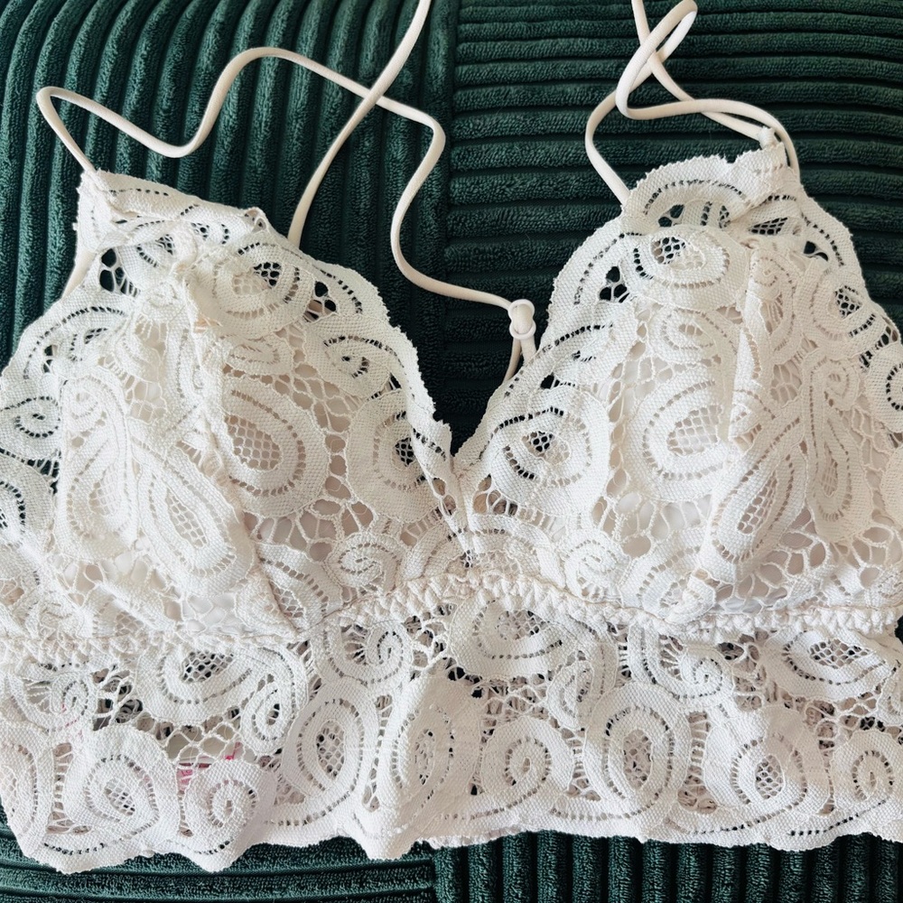 White Lace Bralette VS